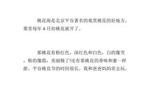 写桃花的作文500字