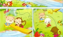 二年级看图写话下雨了