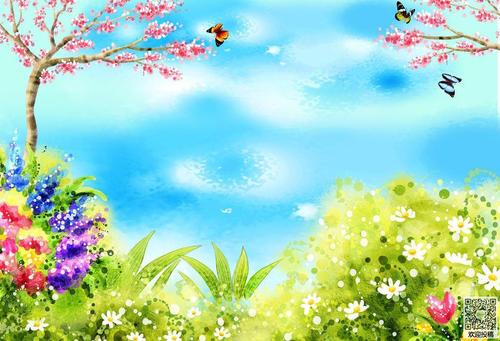 春园风光构图