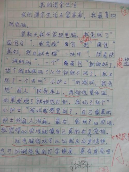 农村生活构成200字