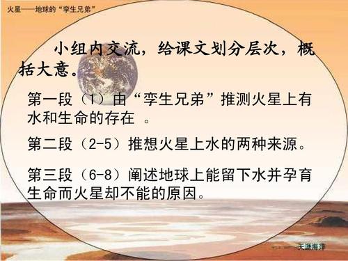 火星-地球的“双胞胎兄弟”