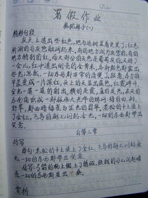 开学第一周的作文