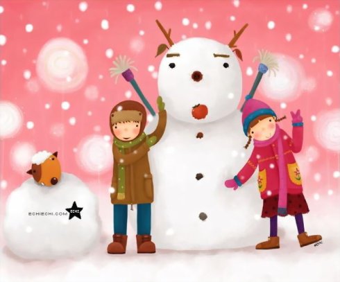 雪人作文150字