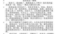 假如没有水作文