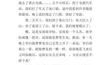黄山游记作文800字