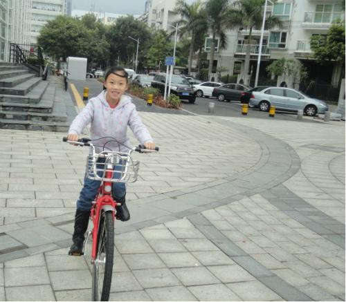 我学会了骑自行车