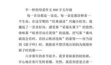 母爱作文800字
