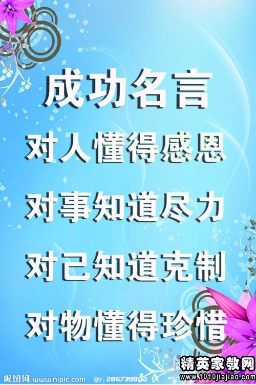 关于成功的声明