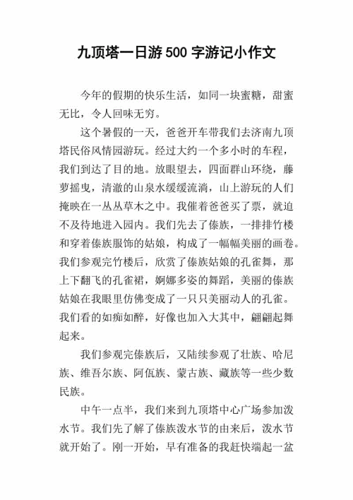 成功撰写500字
