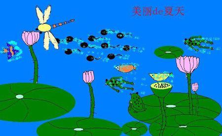 100词的美丽的夏天组成