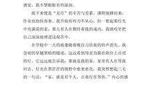 初中感动作文800字