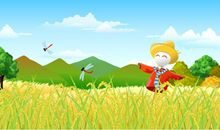 我爱秋天的田野