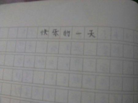 快乐的一天五年级作文