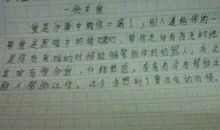 母爱在我心中作文