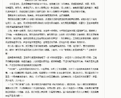新年散文300字