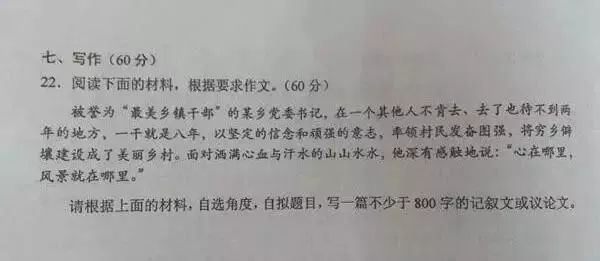 2015年高考全场作文湖南卷：借风醒花谈春