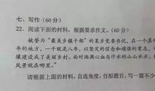 2015年高考满分作文湖南卷:借风唤花醒,聊赠一枝春