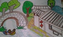 门前小河的变化作文