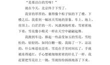 写雪景的作文500字