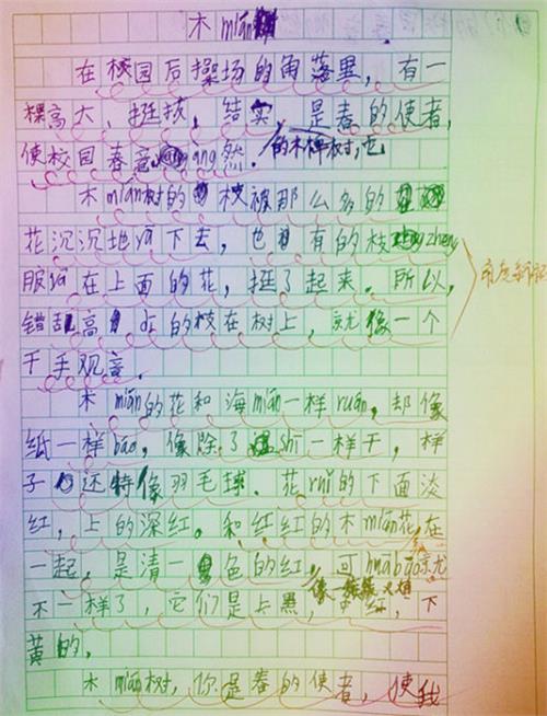 自然启蒙作文300字