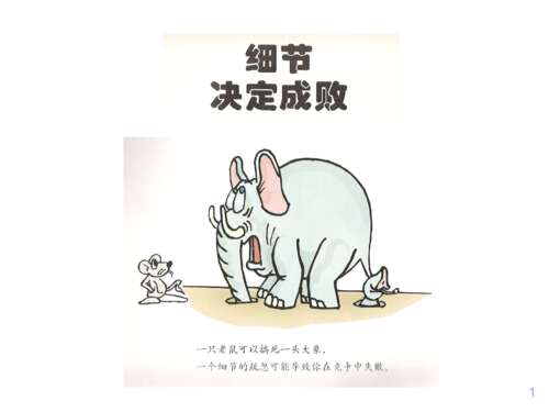 细节的重要性“细节决定成败”