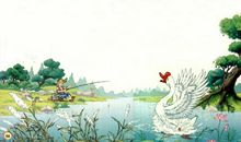 二年级看图作文钓鱼