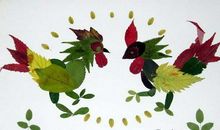 二年级树叶贴画作文