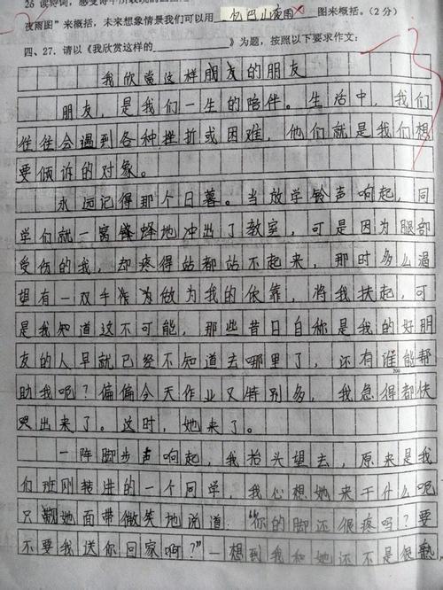 选择600个单词作文