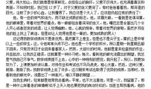 歌颂父亲的作文