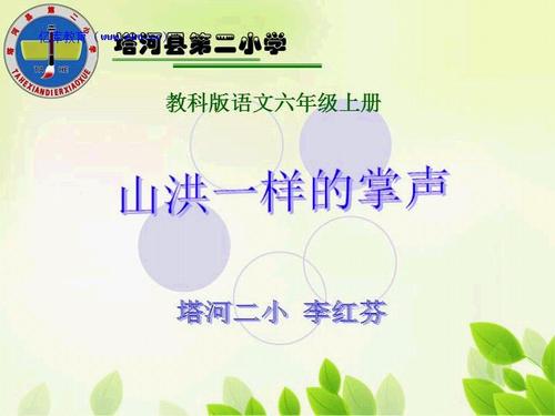 关于阅读“掌声如山洪”的思考
