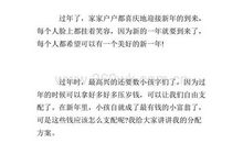 压岁钱700字作文