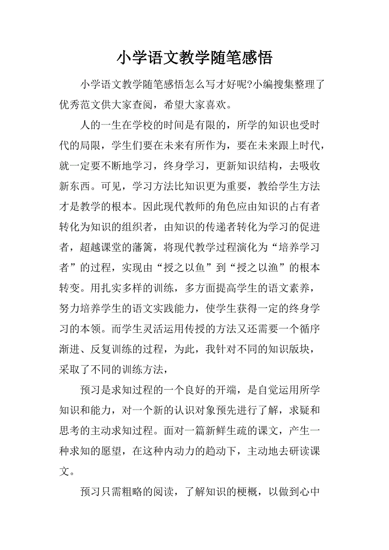 初中生活杂文600字