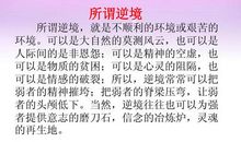 逆境中成长的作文