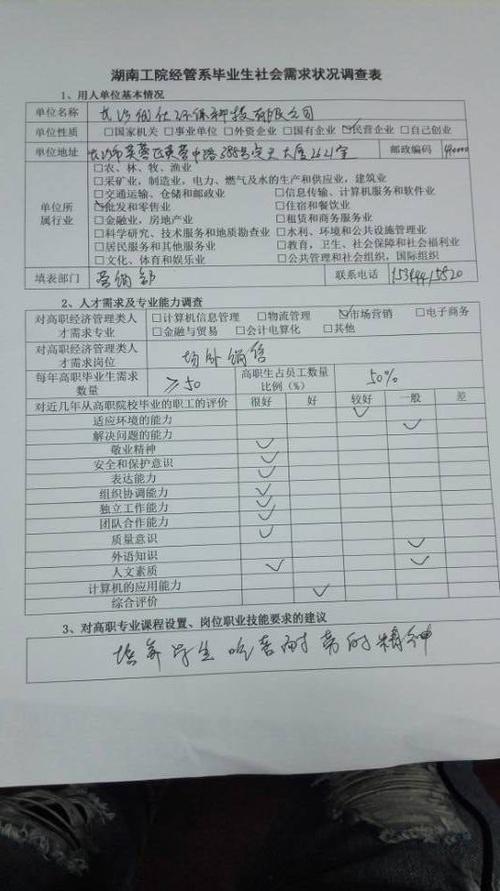 环境调查构成