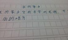 家乡的风景作文