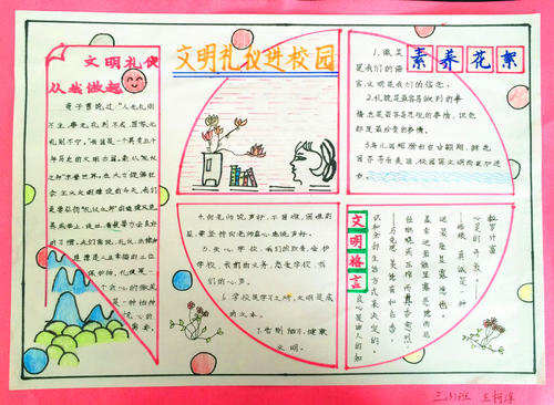 文明的学校组成