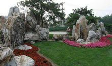 描写公园假山的作文