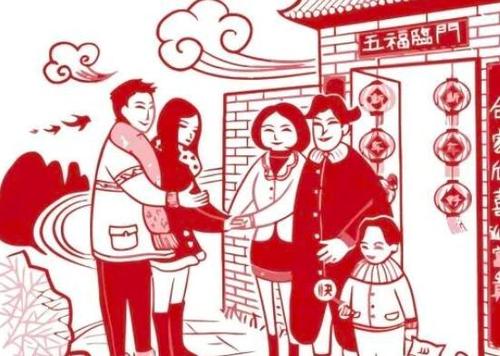 春节亲属500字论文