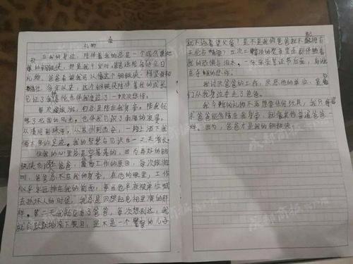爸爸的爱情作文600字