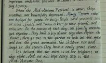 中秋节记事作文100字