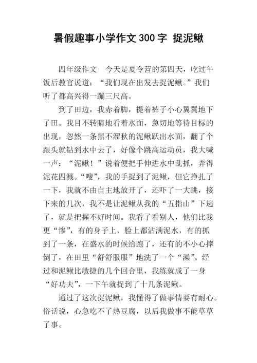 每天300个字