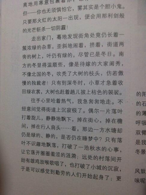 一年级作文冬天