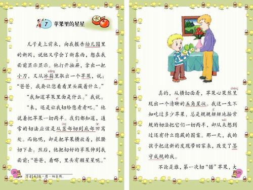 苹果中的星星
