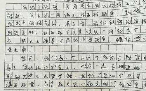 2013年高考满分科目山东卷：观察微小的错误和纠错，锻炼自己的生活