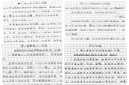 初中生的感受