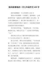 我回家的最后一天有500个字