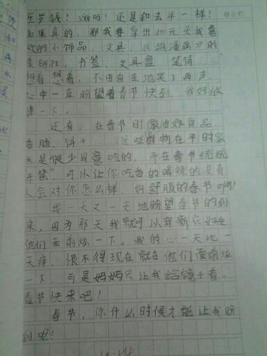 我的新年作文400字