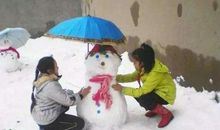 堆雪人作文300字