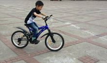 第一次学骑自行车