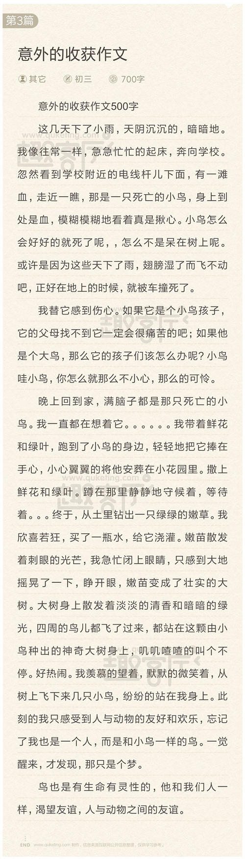 我15岁时得到了什么构图